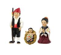 Inmaculada Romero IR Misterio Nacimiento Navidad Belén Regional Aragonés 3 Piezas 15 cm. Tradicional Aragón