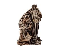 Inmaculada Romero IR Nacimiento Navidad Misterio Belén monopieza 32 cm. clásico Figura Ropa Tela marrón Niño Jesús Brazos