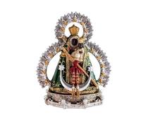 Inmaculada Romero IR Virgen de la Cabeza Figura Religiosa de 14 cm. con Manto Verde patrona de Andújar Imagen en Resina