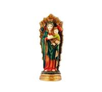 Inmaculada Romero IR Virgen Nuestra Señora del Perpetuo Socorro Figura 12 cm. Escultura Resina Detalle peana