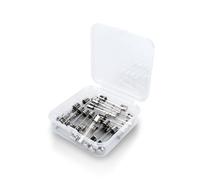 Innfeeltech 25pzs Fusibles lentos de vidrio 6 * 30mm 250V 1.25A Tubo fusible lento Kit Surtido