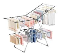 Innotic Tendederos Plegables Portátil Plegado o desplegado en 3 Segundos Ahorra Espacio Tendedero de Ropa para Exterior y Interior (Gris-2)