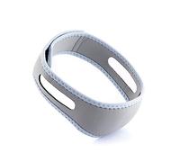 InnovaGoods Banda antirronquidos Stosnore, Neopreno SBR, Talla única ajustable, Gris-Azul