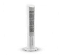 InnovaGoods - Climatizador Evaporativo Portátil Torre 4 en 1, Ventilador, Humidificador, Difusor de Aromas, Mando a Distancia, 3,5 L, 3 Velocidades, Temporizador, Oscilación 45°, Silencioso <46 dB