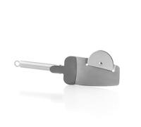 InnovaGoods - Cortador De Pizza 4 en 1 Nice Slice, Acero Inoxidable, Fácil Uso y Limpieza, Diseño Moderno, Plateado, Plata