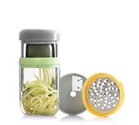 InnovaGoods Mandolina manual cortador de verduras con contenedor, apto lavavajillas, ahorra tiempo
