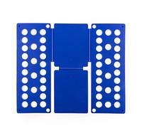 InnovaGoods® Doblador de Ropa Organizador Armario, Tablero Plegable, Tabla de plastico, Placa Ayuda para Plegar Ropa Infantil, Color Azul