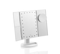 Innovagoods - espejo led aumento 4 en 1, espejo 24 led luz blanca, Án