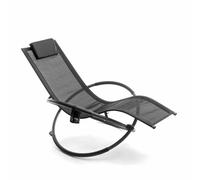 InnovaGoods Foldable Lounger with Removable Cushion is an ergonomic outdoor recliner designed for gardens, supports up to 150 kg, features a zero gravity design, cup holder, and is lightweight for eas