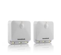 InnovaGoods® Luz led con Sensor de Movimiento, luz Nocturna, Sensor de Movimiento para luz, Sensor de Movimiento con iluminación para pasillos, escaleras o armarios, Detecta hasta 5m, Color Blanco