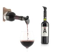 InnovaGoods – Tapón aireador vino 2 en 1 – diseño pétalos – hermético antigoteo – negro silicona ABS