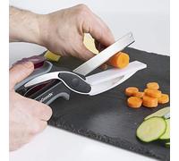 InnovaGoods – Tijera cuchillo 2 en 1, cortador de verdura