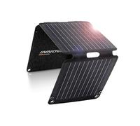 Innovate Panel Cargador Solar Portátil 21W 5V 3 Amp. Máx. con Conexión USB Tipo C-A. Placa Solar Plegable e Impermeable. Perfecto para Acampadas, Trekking, Senderismo, Playa, Montaña…