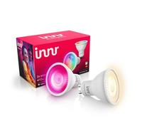 innr Bombilla Inteligente GU10 Spot, White & Color, para Hue* y hubs Zigbee | Luz LED RGB, blanca y de colores, 16 millones de colores, 410 lúmenes, Regulable, 2-pack