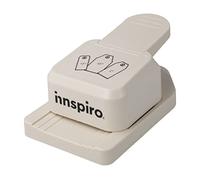 INNSPIRO Troqueladora de etiquetas rectas 3 en 1 Tag Punch, perforadoras para Scrapbooking, DIY Manualidades, Creación de Tarjetas