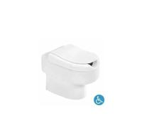 Inodoro a suelo cisterna alta empotrada porcelana 38 cm acabado blanco NEW WCCARE de Unisan - Sin tapa