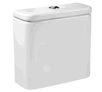 Inodoro Compacto Completo Rimless Salida Dual Dama Blanco Roca - Lateral