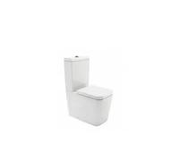 Inodoro completo blanco con mecanismo de doble descarga para optimizar el ahorro de agua Advance de Unisan - Tapa duroplast / Superior (lateral)