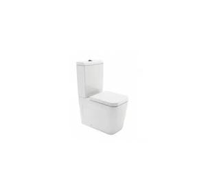 Inodoro completo blanco con mecanismo de doble descarga para optimizar el ahorro de agua Advance de Unisan - Amortiguadora (soft close) / Inferior