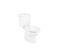 Inodoro completo de salida vertical con tecnología rimless y cisterna de doble descarga VICTORIA de Roca