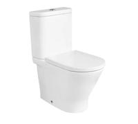 Inodoro Completo Roca The Gap Round Rimless - Compacto - Tapa amortiguada / Lateral