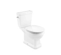 Inodoro completo salida horizontal con tecnología Rimless de 67 cm fabricado en porcelana de color blanco Carmen Roca - Gris oscuro