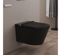 Inodoro de ducha con sistema de limpieza perimetral, marca Kronenbach, sin borde de descarga, incluye asiento de inodoro