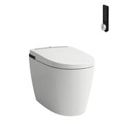 Inodoro de ducha LAUFEN Cleanet Alvia, sin borde, de pie, cisterna profunda, cisterna integrada, 410x600x485mm, H8231604000001