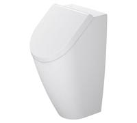 Inodoro de pared Duravit ME diseñado por Philippe Starck, modelo sin borde, con capacidad de 0,5 litros, compatible con el sistema de cierre suave Wondergliss