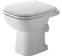 Inodoro de pie con descarga oculta Duravit, serie D-Code, salida horizontal, 480x355 mm, color blanco
