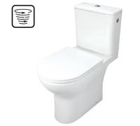 Inodoro de porcelana, descarga profunda, sin borde de descarga, color blanco, modelo de pie, diseño horizontal