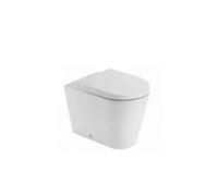 Inodoro de Suelo URBY PLUS Unisan con Cisterna Alta, Asiento y Tapa de Duroplast Blanco - Amortiguadora (soft close)