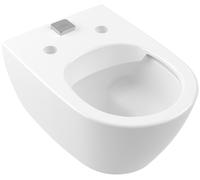 Inodoro lavable Subway 2.0 de Villeroy & Boch, Ovale, salida horizontal, DirectFlush/ViFresh, 370x560x365mm, 5614A101, Color: Blanco
