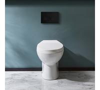 Inodoro Oval Adosado a Pared con Tapa con Cierre Amortiguado- Select