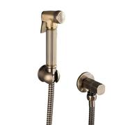 Inodoro pulverizador de bidé de mano Grifos de bidé for inodoro, grifo bronce antiguo, mezclador latón for ducha baño, boquilla pulverización con soplador, grifos individuales agua fría(Color2)