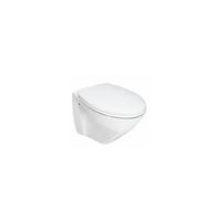 Inodoro suspendido blanco con asiento y tapa de duroplast CETUS 52 rimflush de Unisan - Tapa duroplast con amortiguador