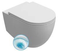 Inodoro suspendido Isvea INFINITY, diseño Vortex Rimless, 36,5 x 53 cm, blanco