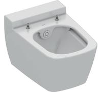 Inodoro TECEone con función de ducha, agua fría, sin necesidad de electricidad, color blanco, sin borde, autolimpiante, marca BELGAQUA