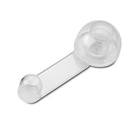 INOFIX 2760B123 - Retenedor de Puerta Flexible y Adhesivo, Transparente, 27 x 40 x 108 mm