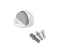 INOFIX 66646 Tope Puerta Metálico con Tornillo, Blanco