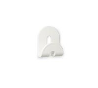 INOFIX - Colgador - Adhesivo CALMA - Uso general - Diseñado para soportar hasta 2,5 kg gracias a su gancho mejorado - Blanco - 3 unidades