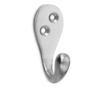 INOFIX Colgador Clasico DE Laton 3760 NIQUEL Satinado