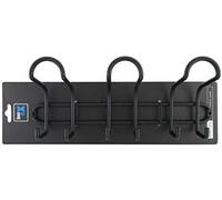 Inofix percha 3 ganchos triple negra