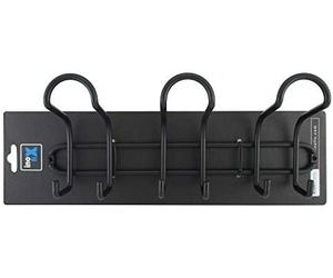 Inofix percha 3 ganchos triple negra