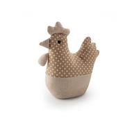 Inofix -Tope de puerta decorativo forma Gallina-Peso 1kg para estabilidad