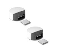 Inofix - Tope retenedor magnético adhesivo (2 en 1) - Automático - 2 uds