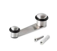 Inofix - Tope y Retenedor de Puerta Giratorio de Acero Inoxidable mate