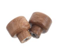 INOOMP 2 Pomos Redondos de Madera para Muebles, Tiradores de Armario Resistentes al Desgaste Diario, Fáciles de Instalar, Ideales para Cómodas y Cajoneras