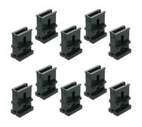 INOOMP Adaptador de Enchufe Macho Doble de Plástico Hierro, Rápido y Fácil de Usar, 20 Piezas para Uso Doméstico Enchufe Cuadrado y Tapa Protectora