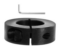INOOMP Anillo Fijador de Cilindro de Gas para Silla de Oficina y Gaming, Acero Inoxidable Negro, Fácil Instalación y Estabilidad Garantizada para Sillas Ergonómicas